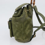 Gucci Gucci bamboo backpack daim mini - image 3