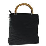 Gucci Vintage Bamboo Handle Bag Nylon - image 2