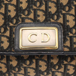 Christian Dior Vintage CD Chain Flap Shoulder Bag Diorissimo Canvas Small - image 18