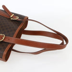 Celine Vintage Macadam Handbag Canvas and Leather - image 8