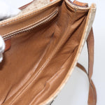 Celine Vintage Macadam Circle Logo Shoulder Bag Canvas and Leather - image 18