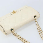 Chanel Vintage Punched Edge Classic Single Flap Bag Quilted Lambskin Medium - image 17