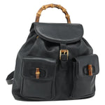 Gucci Vintage Bamboo Backpack Leather - image 14