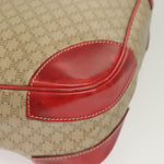 Celine Vintage Macadam Shoulder Bag Canvas and Leather - image 9