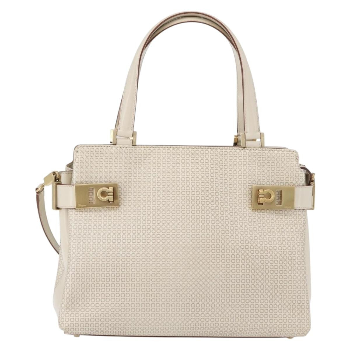 Salvatore Ferragamo Double Gancini Side Buckle Tote Leather Medium - image 1