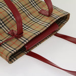 Burberry Nova Check Tote Nylon and Leather - image 14