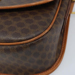 Celine Vintage Macadam Shoulder Bag Canvas and Leather - image 9