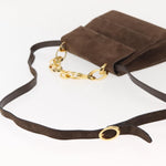 Salvatore Ferragamo Vintage Handbag Suede - image 15
