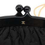 Chanel Chain Clutch Canvas and Leather - image 10