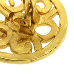 Chanel CC Round Earrings Metal - image 4