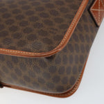 Celine Vintage Macadam Shoulder Bag Canvas and Leather - image 11