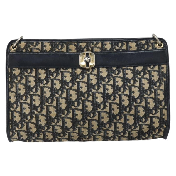 Christian Dior Vintage Trotter Shoulder Bag Canvas medium - image 1
