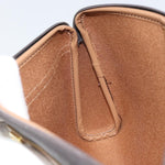 Christian Dior Vintage Honeycomb Zip Pouch Canvas and Leather - image 16