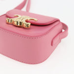 Celine Triomphe Shoulder Bag Smooth Calfskin Mini - image 9