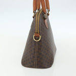 Celine Vintage Macadam Handbag Canvas and Leather - image 4