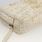 Chanel Deauville Curvy Cosmetic Pouch Tweed - image 9