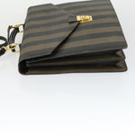 Fendi Vintage Pequin Briefcase Bag Coated Canvas Large - image 4