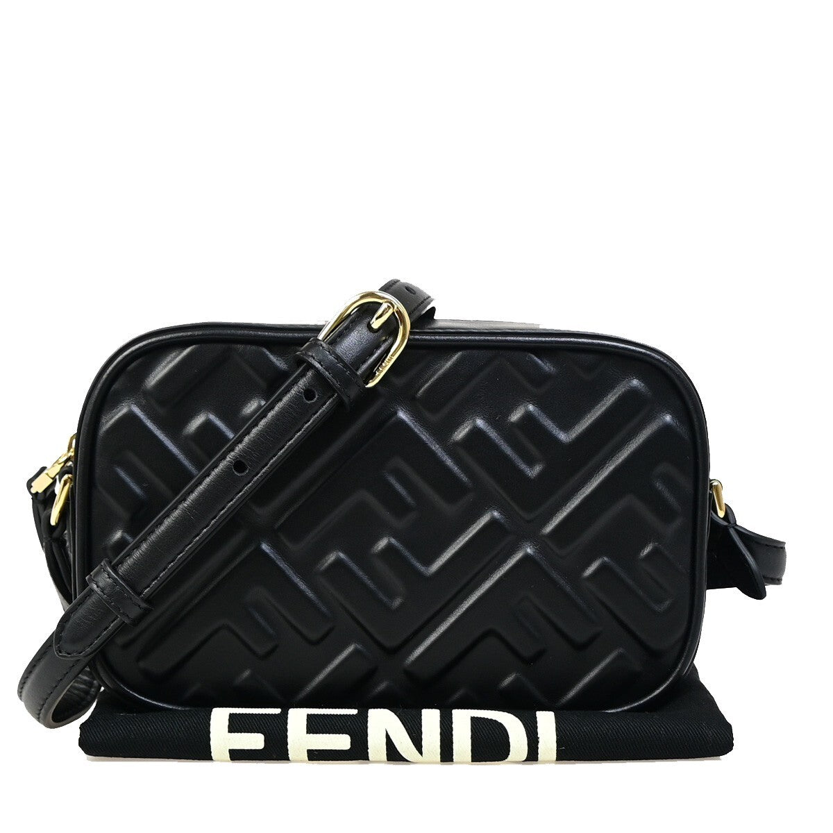 Fendi Camera Bag Zucca Embossed Leather Small - image 1