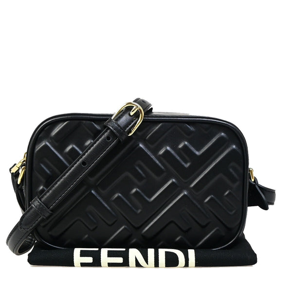 Fendi Camera Bag Zucca Embossed Leather Small - image 1
