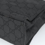Gucci Vintage Bamboo Handle Tote GG Nylon Medium - image 9