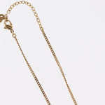 Christian Dior Vintage Logo Round Pendant Necklace Metal and Crystals - image 5