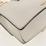 Miu Miu Madras Crystal Buckle Shoulder Bag Leather Small - image 11
