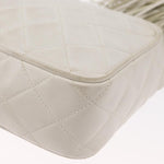 Chanel Vintage Diamond CC Slit Pocket Camera Bag Quilted Leather Small - image 12