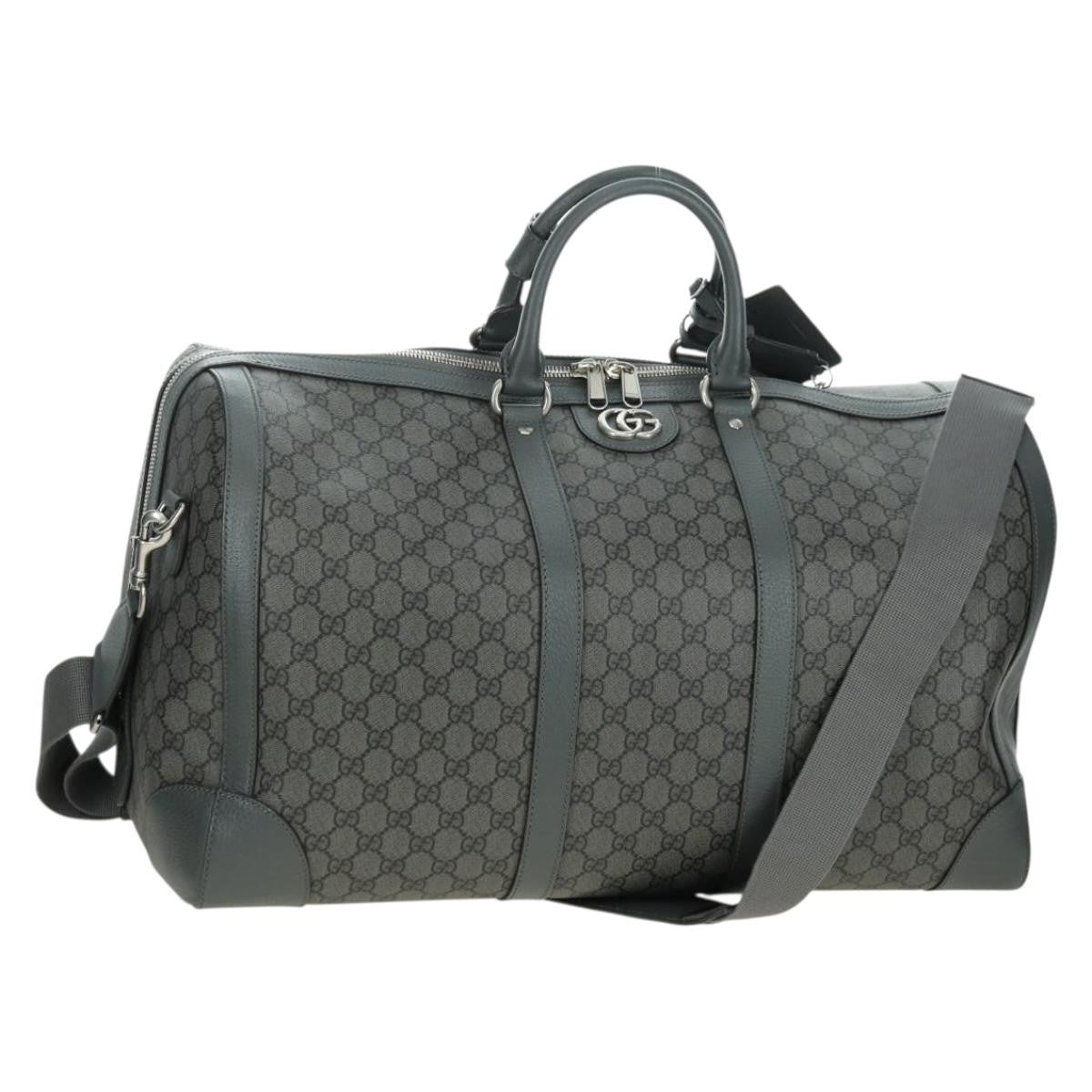Gucci Web Trim Weekend Duffle Bag GG Coated Canvas Medium - image 1
