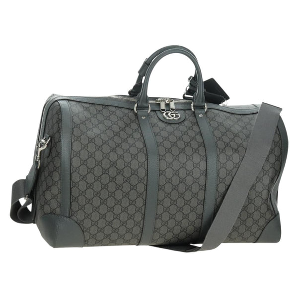 Gucci Web Trim Weekend Duffle Bag GG Coated Canvas Medium - image 1