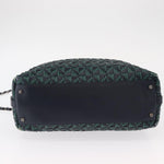 Chanel Convertible Chain Bowler Bag Woven Calfskin Small - image 16