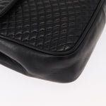 Bally Vintage Chain Shoulder Bag Quilted Leather - image 8