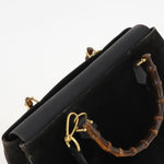 Gucci Vintage Diana Bamboo Top Handle Tote Ostrich Medium - image 14