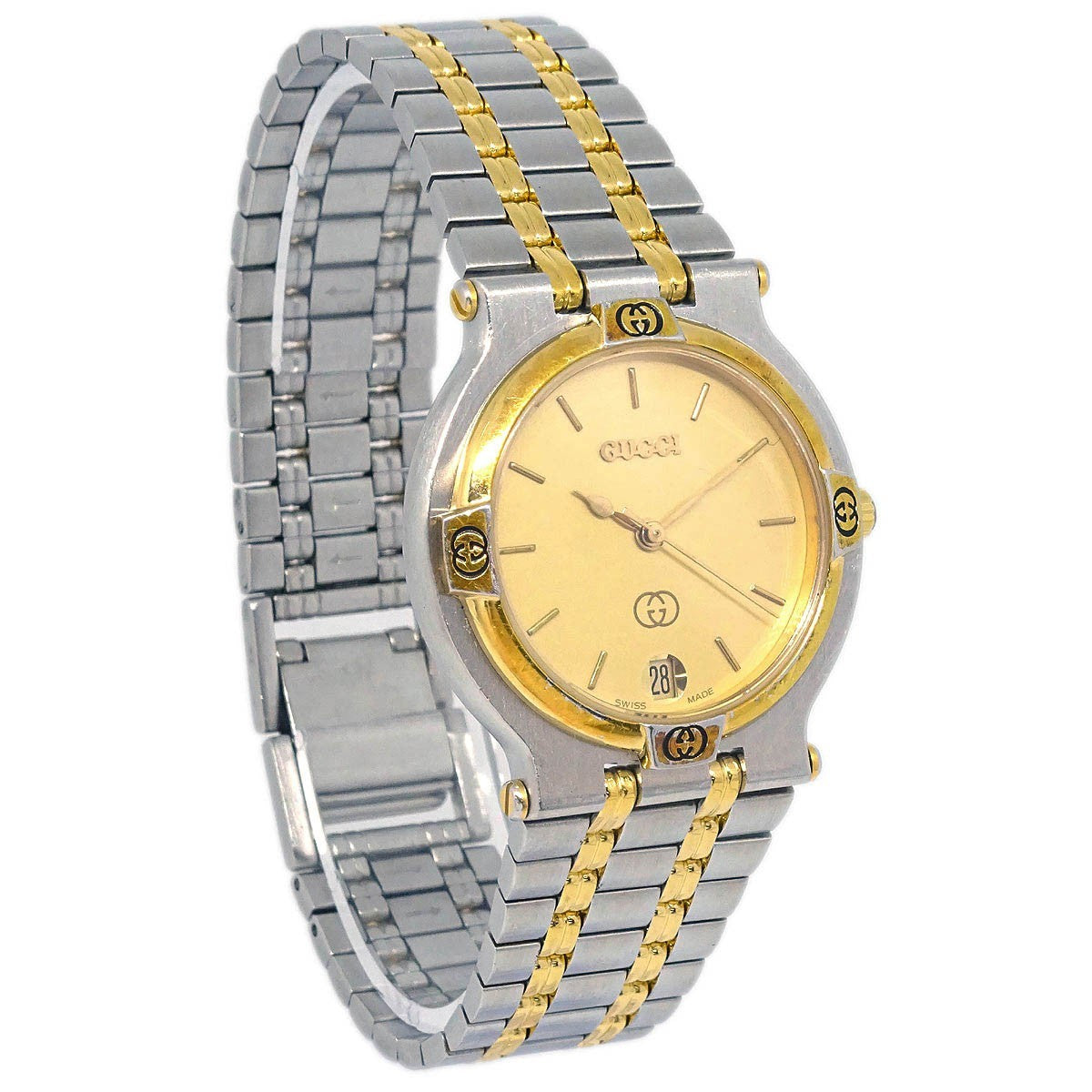 Gucci 9000l Quartz Watch Stainless Steel with Plated Metal 25 - image 1