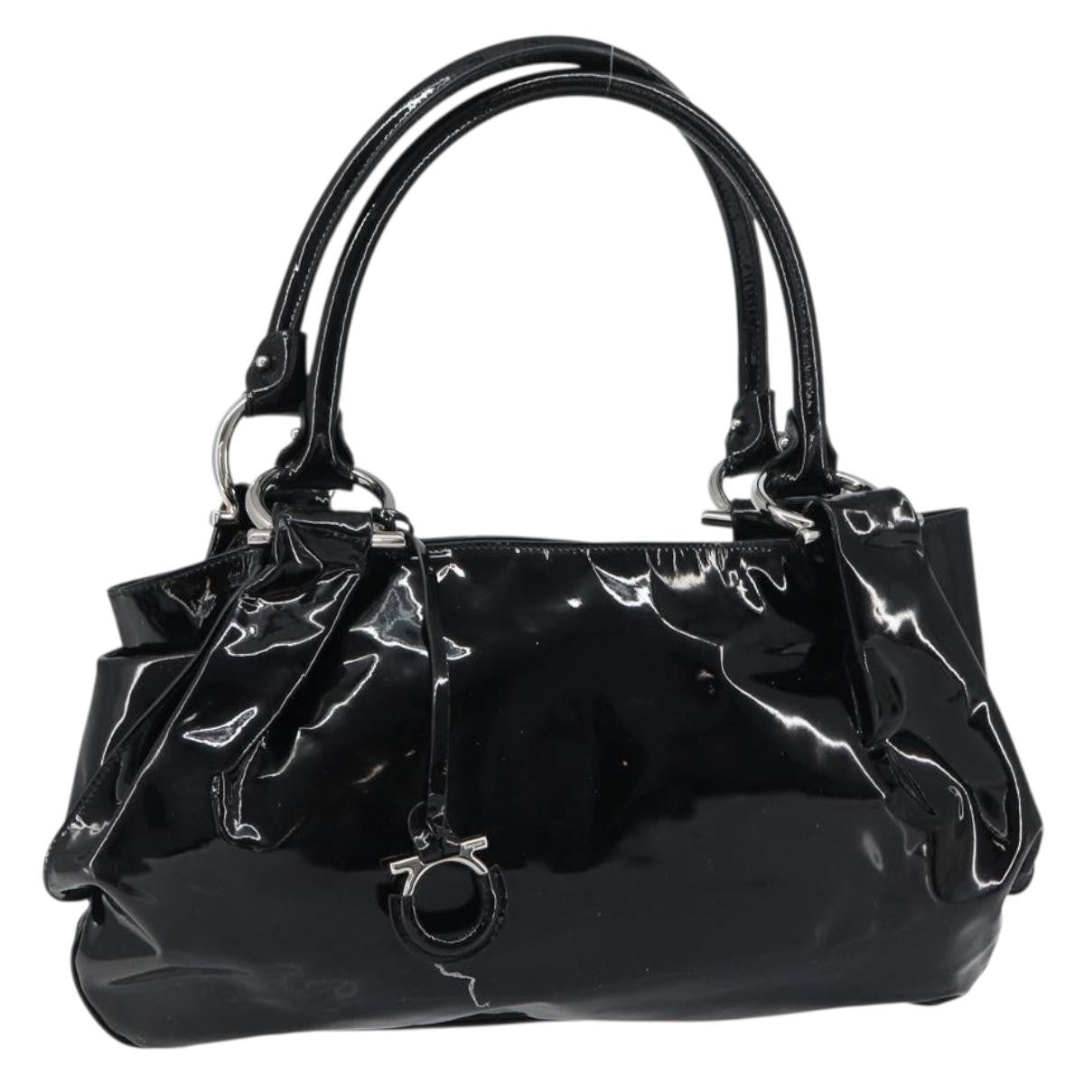 Salvatore Ferragamo Gancini Tote Patent leather - image 1