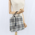 Burberry Nova Check Handbag Tweed - image 13