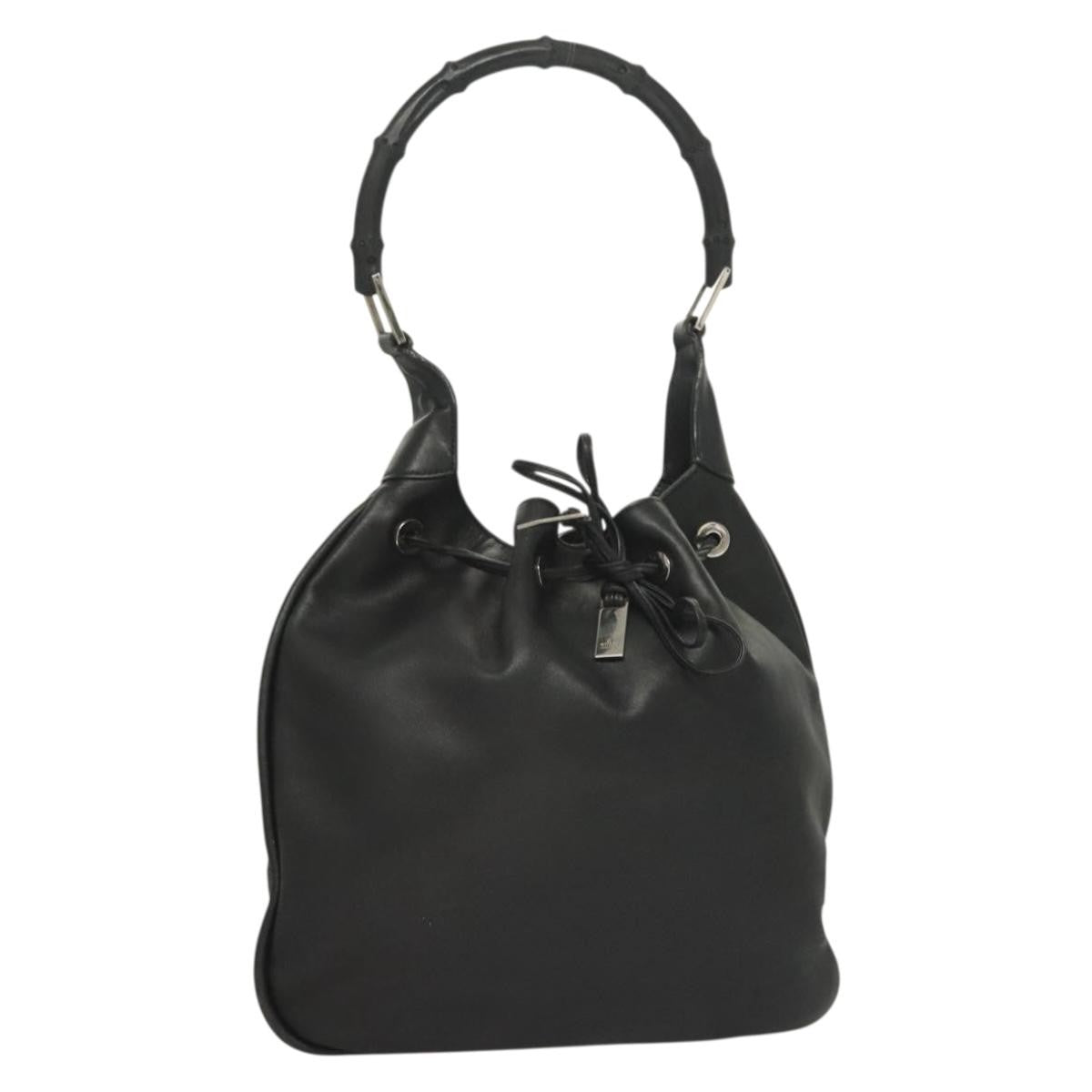 Gucci Vintage Bamboo Shoulder Bag Leather - image 1