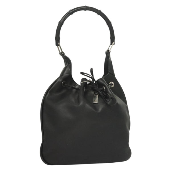 Gucci Vintage Bamboo Shoulder Bag Leather - image 1