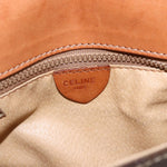 Celine Vintage Macadam Shoulder Bag Canvas and Leather - image 6