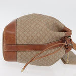 Celine Vintage Macadam Shoulder Bag Canvas and Leather - image 3