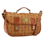 MCM Visetos Shoulder bag Canvas and Leather - image 1