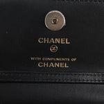 Chanel Flap Card Holder on Chain Quilted Printed Canvas - image 6
