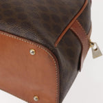 Celine Vintage Macadam Handbag Canvas and Leather - image 12