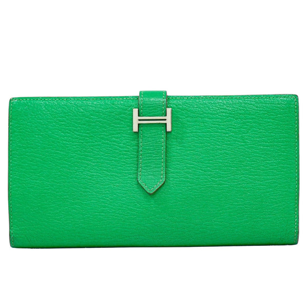 Hermes Bearn Wallet Chevre Mysore Long - image 1