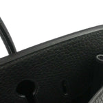 Hermes HAC Birkin Bag Black Fjord with Palladium Hardware 32 - image 18