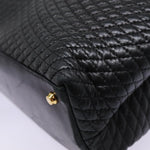 Bally Vintage Tote Bag Quilted Leather - image 12