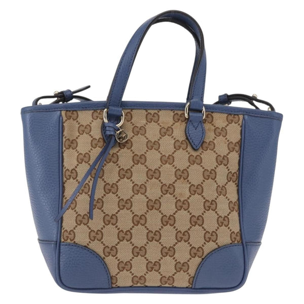 Gucci Bree Convertible Tote GG Canvas with Leather Small - image 1