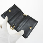 Gucci Zumi Chain Card Case Diagonal Quilted Leather - image 5