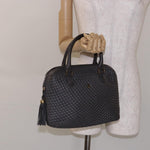 Bally Vintage Handbag Quilted Leather - image 15