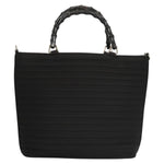 Gucci Vintage Bamboo Handle Bag Nylon - image 2