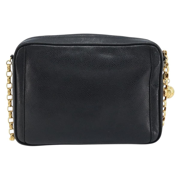Chanel Vintage Front Pocket CC Camera Bag Caviar Small